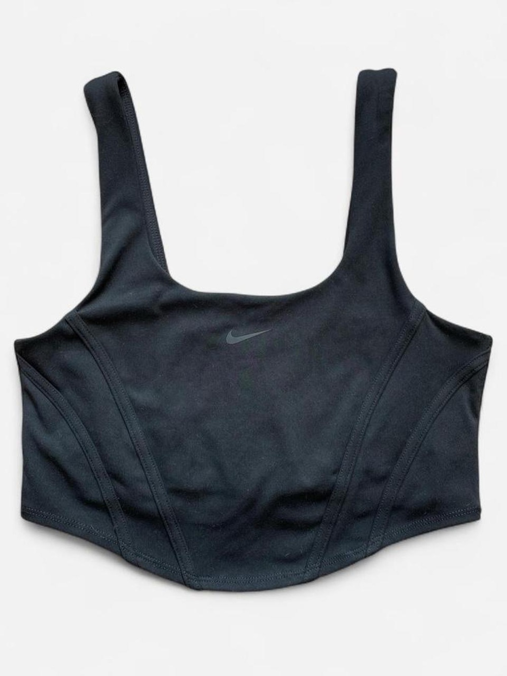Nike Black Supportive Crop Sports Bra